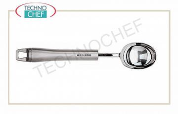 Series 48278 with stainless steel handle 18/10 stainless steel ice cream scoop, 4 cm diameter, 22 cm long, stainless steel handle