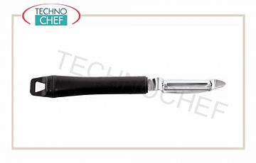 Technochef - Potato peeler with movable blade with polypropylene handle, cod. 48280-52 Potato peeler with movable blade, 18/10 stainless steel, polypropylene handle, 21 cm long