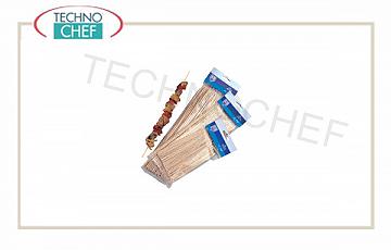 Wooden skewers Pack 100 Wooden Hooks Cm15