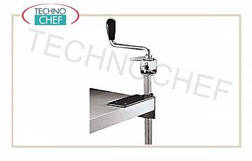 can opener Manual bench rack, stainless steel, with 40 cm long rod