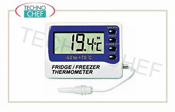 Pin thermometers Digital plastic thermometer for fridge-freezer, range from -50 ° to + 70 ° C, division 0.1 ° C, dimensions cm 1,5x5,7