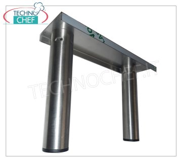 Technochef - Pair of brackets with adjustable feet h. 20 cm Pair of brackets with adjustable feet h. 20 cm for refrigerated display cases