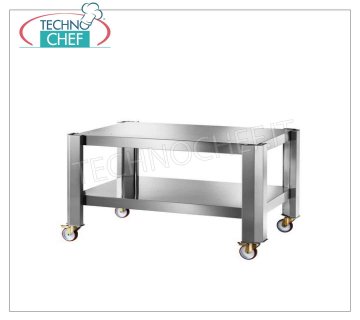 Steel Base Support for 2 Chambers Pedestal for KING6G Oven, for 2 Modules, Steel Structure, Low standard shelf, Weight 88 kg, Dim.mm. 1470x920x965h