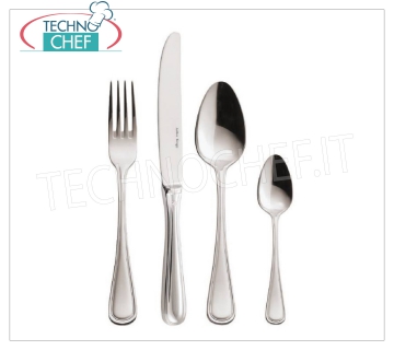 ARTHUR KRUPP - PADERNO, Cutlery in 18/10 steel CONTOUR Line, Silver finish, eg CONTOUR Line, TABLE SPOON, CONTOUR Line, 18/10 stainless steel, SILVER finish