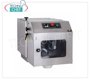 Dough divider-portioner: Pizza, Piadina, Bread, Sizes from 30 to 300 gr, Professional Automatic, Automatic divider-portioner for pizza or piadina dough, max dough load Kg.30, for sizes from 30 to 300 gr, V.400/3, Kw.0,93, Weight 74 Kg, dim.mm.500x840x540h