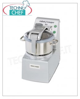 R8 table CUTTER, tank capacity lt.8, ROBOT COUPE brand, professional R7 table CUTTER, ROBOT COUPE brand, with 7.5 liter removable STAINLESS STEEL BOWL, Speed 1,500 / 3,000 rpm, V. 400/3, Kw 2,2, Weight 37 Kg, dimensions mm 315x545x585h