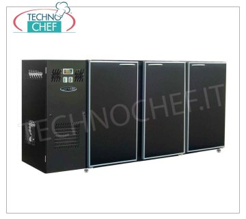 Fridge bars for bar Multipurpose refrigerated backboard, 3 skinpainted doors, ventilated, + 2 ° + 8 °, V 230/1, kW 3,96, dim. Mm 1740x540x850h.