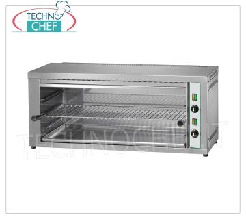FIMAR - Technochef, Fixed Electric Salamander in stainless steel, Mod. RS70 FIXED ELECTRIC SALAMANDRA in stainless steel, with 670x290 mm cooking grill, 3 power levels, V.230 / 1, Kw.3,2, Weight 23 Kg, dim.mm.880x370x400h