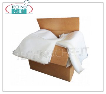 TECHNOCHEF - Smooth vacuum bags, 90 micron thickness SMOOTH VACUUM BAGS for vacuum machines, THICKNESS 90 microns, MEASUREMENT 130x150 mm, PACKAGE of 3000 PIECES/CASE