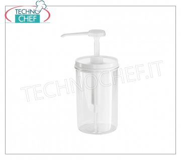 Manual dosers Transparent acrylic dispenser, ml 250
