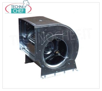 Transmission centrifugal fans with belts and pulleys for suction bins Centrifugal fan with double inlet blades forward without motor, for installation with belts and pulleys in suction box, dim.mm.385x298x400h