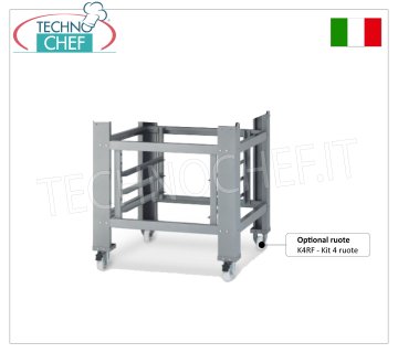 Painted steel support for oven