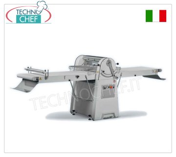 PASTRY SHEETER with 120x60 cm BELTS, Extractable Tables, mod. SF-600-120