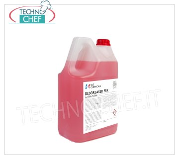 High cleaning power degreaser - Tank 5 lt Quick ready-to-use degreaser with high cleaning power, usable on all washable surfaces releasing a pleasant fragrance, suitable for use in the HACCP field - 5 lt can