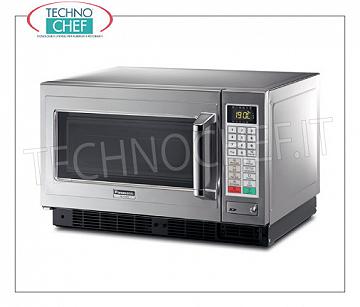 PANASONIC, Professional microwave oven mod. NEC1475, with 2 magnetron PANASONIC COMBINED professional oven with functions of: MICROWAVE with 2 magnetron (yield 1350 W), CONVENTION (Kw 1.8) and GRILL (Kw 1.8), for separate cooking or in combination, 406x336x217h chamber, Kw.3, 3, dim.mm.600x545x383h