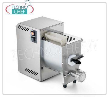 Technochef - EXTRUDED FRESH PASTA MACHINE with TANK 2,1 Kg, Professional, Mod.SINFONIA2 Extruded fresh pasta machine for table, with bowl for 2,1 Kg of dough, hourly output Kg 4,2, V.230 / 1, Kw.0,37, weight 28 Kg, dim.mm.263x577x407h