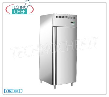 Forcold - 1 Door Fridge Cabinet, lt. 429, Static, Temp. -2 ° / + 8 ° C, Class D, mod.G-SNACK44TN-FC 1 Door Refrigerator Cabinet, Professional, Snack Line, lt. 429, temp. -2 ° / + 8 ° C, Static with fan and internal air conveyor, ECOLOGICAL in Class D, Gas R600a, V.230 / 1, Kw .0,215, Weight 108 Kg, dim.mm.680x710x2010h