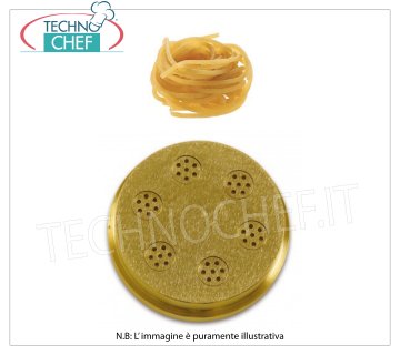 Technochef - Spaghetti Die 1,9 mm Bronze die for spaghetti 1,9 mm