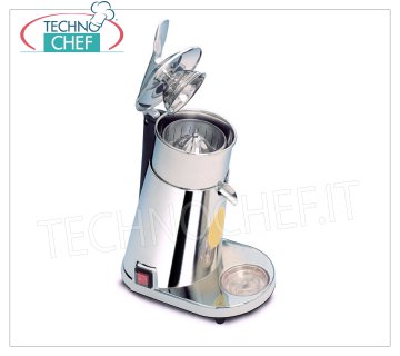 Electric CITRUS SQUEEZER with LEVER, Professional, Mod.2072/EM AUTOMATIC CITRUS SQUEEZER with LEVER, metallized ABS body, removable stainless steel bowl, speed 900 rpm, version with polycarbonate cone, V.230/1, Kw.0,45, Weight 8 Kg, dim.mm.200x320x530h