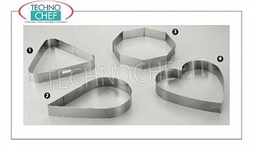 Metal molds for pastry Stainless steel triangle for mousse