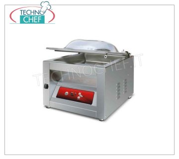 Professional vacuum chamber machine, sealing bar 30 cm, chamber 31x35x19h cm, mod. SYSTEM30 EUROMATIC BELL VACUUM PACKAGING MACHINE for counter, SYSTEM Series, CHAMBER mm. 310x350x190h, 300 mm WELDING BAR. VACUUM PUMP 10 meters / cubic / hour, V.230 / 1, Kw. 0.40, Weight Kg. 45, external dimensions mm. 410x460x420h
