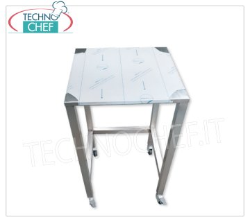 Support table on wheels Support table on wheels open in front, dim.mm.550x550x900h