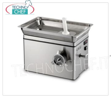 Technochef - REFRIGERATED MEAT MINCER, with MOUTH 32, YIELD 650 Kg / h, mod. TC32NEVADA REFRIGERATED MEAT MINCER, with MOUTH 32, SIRMAN brand, YIELD 650 Kg / h, Professional, industrial, V.230 / 1, Kw. 1,84, Weight 60 Kg, dim.mm.637x455x447h