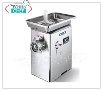 REFRIGERATED MEAT GRINDER, with 32 MOUTH, YIELD 500 Kg/h, mod. TC32 BARCELONAICE REFRIGERATED MEAT GRINDER, with 32 MOUTH, brand SIRMAN, with THERMOELECTRIC COOLING SYSTEM on neck and mouth, YIELD 500 Kg/h, Professional, Industrial, V.230/1, Kw.1,84, Weight 48 Kg, dim.mm.355x500x580h