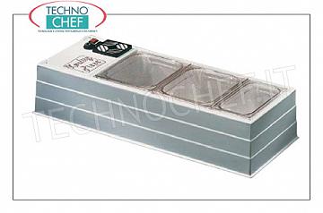 Refrigerated display cabinet in ABS, 1020x410 mm Bench horizontal refrigerating display case in ABS / white plastic, without protection, temp. operating temperature + 2 / + 10 ° C, excluding basins, V.230 / 1, Kw.0.13, Weight 30 Kg, dim.mm.1020x410x220h