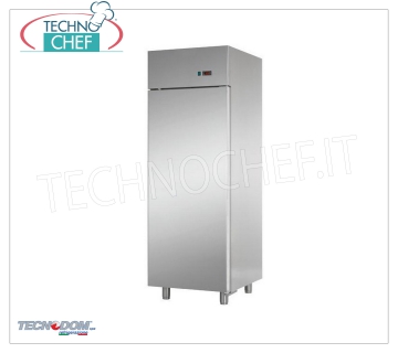 TECNODOM - Freezer-Freezer Cabinet 1 Door, lt.600, Mod.AF06EKOMBT Freezer-Freezer Cabinet 1 door, TECNODOM brand, stainless steel structure, 600 lt capacity, low temperature -18°/-22°C, ventilated refrigeration, V.230/1, Kw.0,65, Weight 110 Kg, dim.mm.710x700x2030h