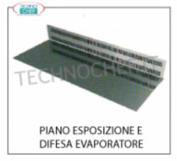 Stainless steel display Stainless steel display and stainless steel evaporator, for mod. SALINA 80 cm 100 cm