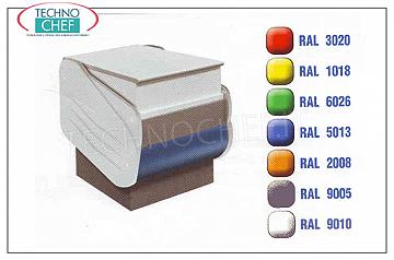 Cash counter 80 cm long, for SALINA 80 Line CASE SIDE COUNTER, SALINA80 line, 780 mm LONG, can be paneled frontally in 7 RAL COLORS, dimensions 780x901x876h mm