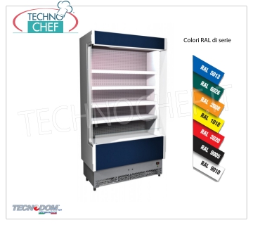 Frigor Murale Display rack, VULCANO Line Deep 60 cm, LONG 68 cm, with and without cooling unit EXHIBITOR WALL FRIGOR, Brand TECNODOM, Line VULCANO 60, with 4 adjustable shelves, LIGHTING higher than neon, temperature + 3 ° / + 5 ° C, prepared for REMOTE REFRIGERANT UNIT, V.230 / 1, Kw.0,044, Weight 100 Kg, dim.mm.680x602x1970h