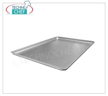 Tray Molded Aluminum Pans with Flared Continuous Edge Baking tray in ALUMINUM Molded tray with Flared Continuous edge, GN 1/1, Weight 0.6 kg, dim. cm 32,5x53x1h