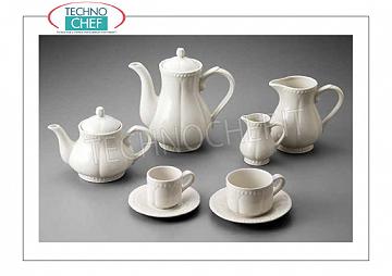 Milk pots, teapots 