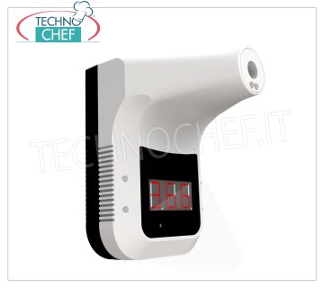 Infrared wall thermometer Infrared wall thermometer, accuracy of ± 0.2 degrees, response time 5 seconds, distance measurement from about 5 to 10 cm, operating temperature between 10 and 40 ° C, dimensions mm.170x115x140h