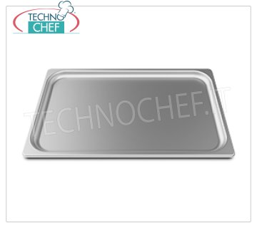 SPIDOCOOK - Stainless steel GN 1/1 tray, h 20 mm, Mod.TG805 Gastro-Norm baking tray 1/1 (mm 530x325) in stainless steel, h 20 mm.