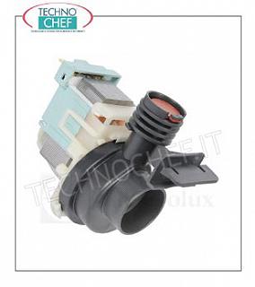 TECHNOCHEF - Drain pump installed 32W 32 W installed drain pump for glass-fronted and under-the-counter dishwashers