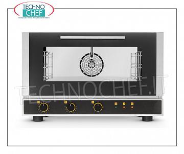 Tecnoeka - STEAM CONVECTION OVEN Electric, 3 GN 1/1 (mm 530x325) trays, Professional - EKF311UD STEAM ELECTRIC FILLED CONVENTION OVEN, with cooking chamber for 3 GASTRO-NORM 1/1 (530x325 mm), ELECTROMECHANICAL CONTROLS, V.230 / 1, Kw.3,7, Weight 45 Kg, dim.mm.790x752x504h