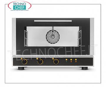 Tecnoeka - STEAM CONVECTION OVEN Electric, 3 trays 600x400 mm Pastry, mod. EKF364UD ELECTRIC STEAM STEAM CONVENTION FURNACE, Professional for PASTRY and BAKERY, with cooking chamber for 3 TRAYS of 600x400 mm, ELECTROMECHANICAL CONTROLS, V.230 / 1, Kw.3,7, Weight 45 Kg, dim.mm.790x752x504h