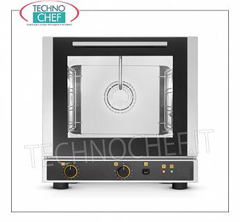Tecnoeka - CONVECTION OVEN Electric with STEAM BUTTON for 4 Trays 429x345 mm, mod. EKF423UD ELECTRIC CONVENTION OVEN Ventilated with STEAM PUSH-BUTTON, cooking chamber for 4 TRAYS of 429x345 mm, ELECTROMECHANICAL CONTROLS, V.230 / 1, Kw.2.9, Weight 38 Kg, external dim.mm.590x703x590h