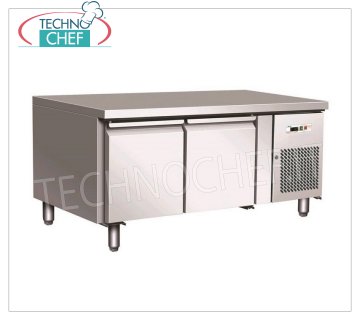 Forcar - Refrigerated Refrigerated Table 2 doors, Temp.-2°/+8°C, 170 lt, Ventilated, mod.G-UGN2100TN Table Refrigerated counter 2 DOORS, Professional, capacity 170 lt, temperature -2°/+8°C, ventilated refrigeration, ECOLOGICAL in Class B, Gas R290, Gastronorm 1/1, V.230/1, Kw.0,26, Weight 82 Kg, dim.mm.1360x700x650h