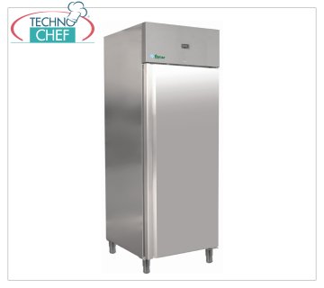 Forcar - 1 Door Refrigerated Cabinet, Premium line, lt.560, Temp.-2°/+8°C, Ventilated, GN 2/1, Class A, mod.G-UGN650TN 1 door refrigerated cabinet, Premium line, lt.560, temp.-2°/+8°C, ventilated refrigeration, ECOLOGICAL in Class A, Gas R600a, GN 2/1, V.230/1, Kw.0.25 , Weight 110 Kg, dim.mm.740x875x2090h