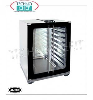 UNOX - Proof cabinet for ovens capacity 8 trays 460x330 mm PROOFER for OVENS Mod. XFT130 - XFT133 - XFT110 - XFT113 - XFT023 - XFT013, version with MANUAL CONTROLS, 2 Glass Doors, capacity 8 TRAYS of mm 460x330, V. 230/1, Kw 1,2, External dimensions, mm 600x657x757H