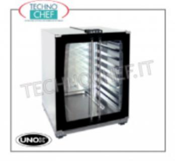 UNOX - Proof cabinet for ovens capacity 8 trays of mm 460x330, MANUAL CONTROLS PROOFER for OVENS Mod. XFT130 - XFT133 - XFT110 - XFT113 - XFT023 - XFT013, version with MANUAL CONTROLS, 2 Glass Doors, capacity 8 TRAYS of 460x330 mm, V. 230/1, Kw 1,2, External Dimensions, mm 230 / 1, Kw 1,2, External dimensions, mm 600x657x757H