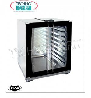 UNOX - Prover cabinet for ovens, mod. XLT193, capacity 8 trays of mm 600x400, PROOFER for OVENS Mod. XFT190 - XFT193 - XFT180 - XFTT183 - XFT043, version with MANUAL CONTROLS, 2 Glass Doors, capacity 8 TRAYS of mm 600x400, V. 230/1, Kw 1,2, Weight 37 Kg, dim.mm .800x713x757h